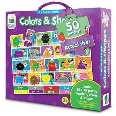Photo of The Learning Journey Jumbo Floor Puzzle: Colors & Shapes