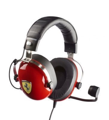 Photo of Thrustmaster New! T.Racing Scuderia Ferrari Edition Headset Head-band Black Red
