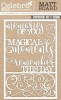 Celebr8 Matt Board Equi Die Cut Design Mini Sayings Photo