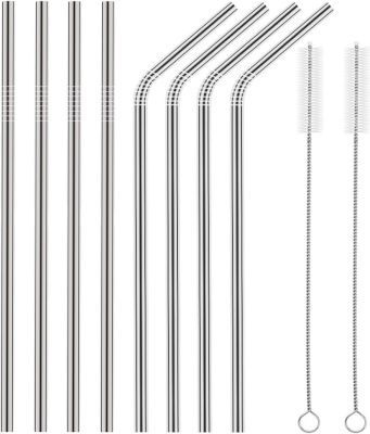 Photo of Unbranded Stainless Steel Straws - Pack of 8