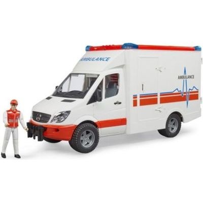 Photo of Bruder Mercedes-Benz Sprinter Ambulance with driver