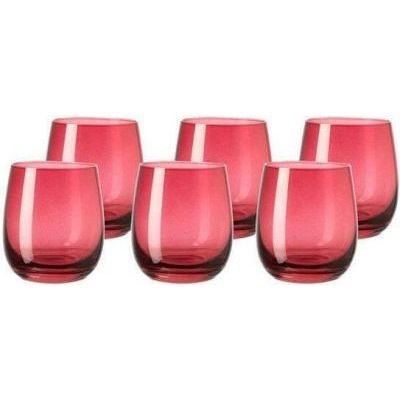 Photo of Leonardo Drinking Glass Tumbler Ruby Red SORA Set of 6