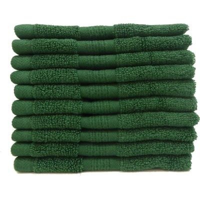 Photo of Bunty Towel-'s Elegant 380GSM Face Cloth 10 pieces Pack - Forest Green