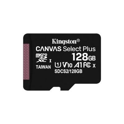 Photo of Kingston Technology Canvas Select Plus 128GB MicroSDXC UHS-I Class 10 microSDXC UHS-I 3.3 V SD adapter