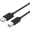 UNITEK Y-C420GBK USB cable 3 m 2.0 A B Black USB2.0 USB-A to USB-B Cable 3m Photo