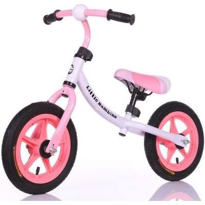 Photo of Little Bambino Balance Bike with Adjustable Seat- Pink and White