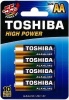 Toshiba AA High Power Alkaline Batteries Photo