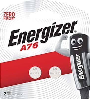 Photo of Energizer A76BP2 1.5v Alkaline A76 Battery Card 2