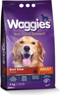 Photo of Waggies Adult Beef Stew Flavour Dry Dog Food