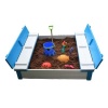 Just for Kids JFK Original 4 Seater Folding Sandpit Powder Blue Finish PVC Cover Photo