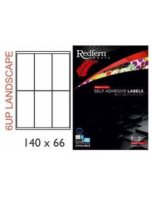 Photo of Redfern L06UPB Multi-Purpose Inkjet-Laser Labels