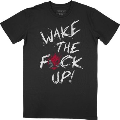 CD Projekt Red Cyberpunk 2077 Wake Up Mens T Shirt