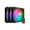 Cooler Master SickleFlow 120 ARGB Computer case Fan 12 cm Black 3 pieces Photo