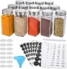 Maisonware Glass Spice Jars with Labels Photo