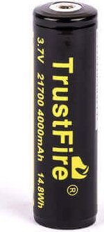 Photo of TrustFire 21700 Unprotected Button Top Batteries
