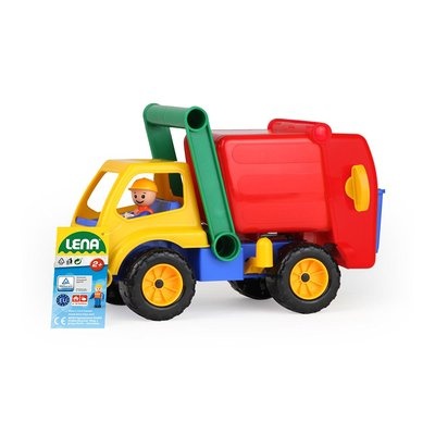 Photo of LENA AKTIVE Toy Garbage Truck with Toy Figure