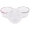 Bo Jungle Bowls Glass White-Grey-Pink Photo