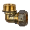 Compression Brass Elbow 90D C x MI Bulk Pack of 10 Photo