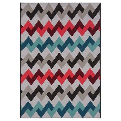 Photo of Carpet City Factory Shop Prismatic Replay Polyester Print Area Rug
