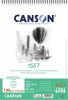 Canson A3 1557 Spiral Drawing Pad - 180gsm - True Size Photo