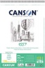 Canson A4 1557 Spiral Sketch Pad - 120gsm - True Size Photo