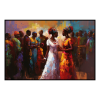 Fancy Artwork Canvas Wall Art :Traditional Africans Dancing - Photo