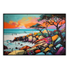 Fancy Artwork Canvas Wall Art :Penguins Inside the Ocean - Photo