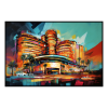 Fancy Artwork Canvas Wall Art :Fusion Abstract Mansion - Photo