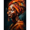 Fancy Artwork Canvas Wall Art :Beautiful African Woman - Photo