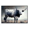 Fancy Artwork Canvas Wall Art :Big Nguni Bull - Photo