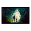 Fancy Artwork Canvas Wall Art :Thick Forest Abstract - Photo