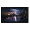 Fancy Artwork Canvas Wall Art :Lightning in the Bush - Photo