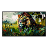 Fancy Artwork Canvas Wall Art :Male Lion Under A Tree - Photo