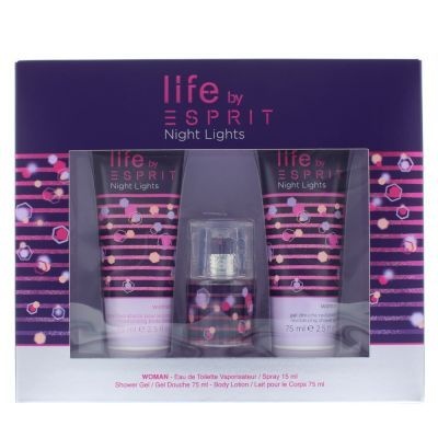 Photo of Esprit Life - Night Lights Women's Gift Set - Eau de Toilette & Shower Gel & Body Lotion - Parallel Import