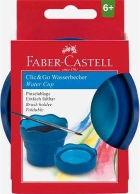 Photo of Faber Castell Faber-Castell Clic & Go Water Cup & Foldable Brush Holder