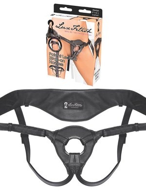 Photo of Lux Fetish Leather Strap-On Harness
