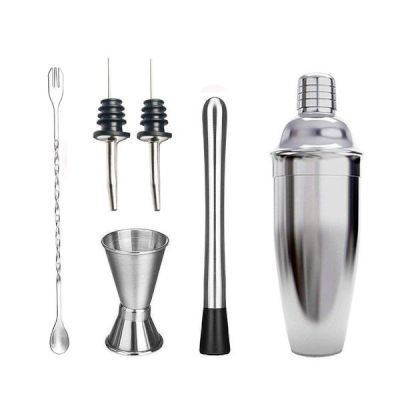 Photo of Gift Tribe Stainless Steel Cocktail Tool Kit Shaker