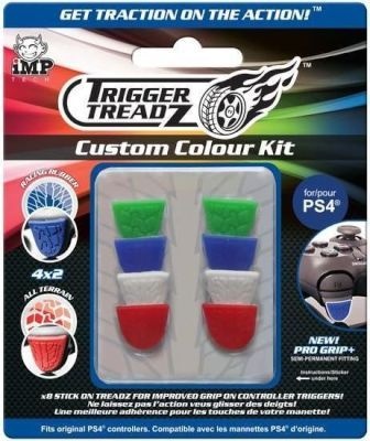 Photo of Imp Trigger Treadz TT Custom Colour Kit Grips for PlayStation 4 Controllers