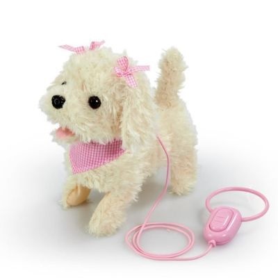 Photo of Addo Pitter Patter Pets - Walk Along Puppy with Bow