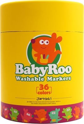 Photo of JarMelo Baby Roo Washable Markers: 36 Markers