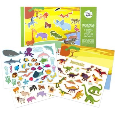 Photo of JarMelo Re-Usable Sticker Pad Set: Animal World