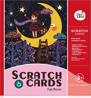 Photo of JarMelo Scratch Card Set: Full Moon