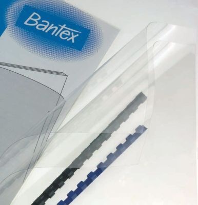 Photo of Bantex B3135 A4 Transparent Cover Sheets For Spiral Bound Document