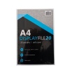 Classic Books Uni File Display Book A4 20 Page 5 Pack Photo