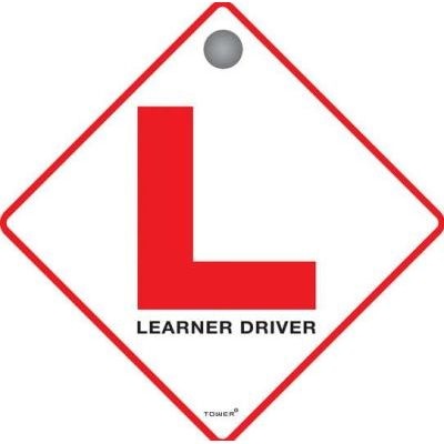 Photo of Tower ABS Sign - Learner Vehicle Sign Suction Cup