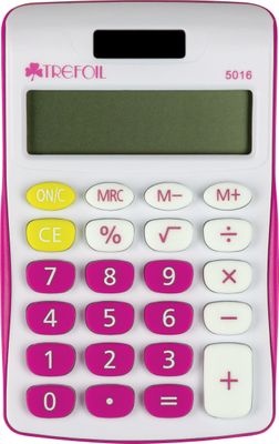 Photo of Trefoil 8 Digit School Calculator