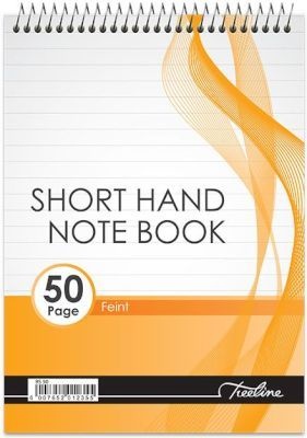 Photo of Treeline Top Bound Feint Short Hand Note Book