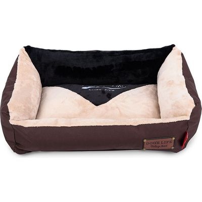 Photo of Dogs Life Dog's Life - Vintage Lounger Waterproof Winter Bed - Brown