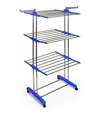Photo of Fine Living - 3 Layer Multi Hang Drying Rack with Wheels Home Theatre System