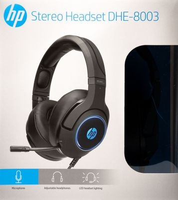 Photo of HP DHE-8003 Gaming Headphones with Microphone & LED Effect